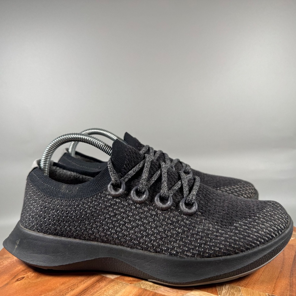 Allbirds Tree Dasher 1 Obsidian Black Running Shoes Womens Size 10 TD1W10